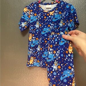 BAMBOO Bluey Print Kids Pajamas